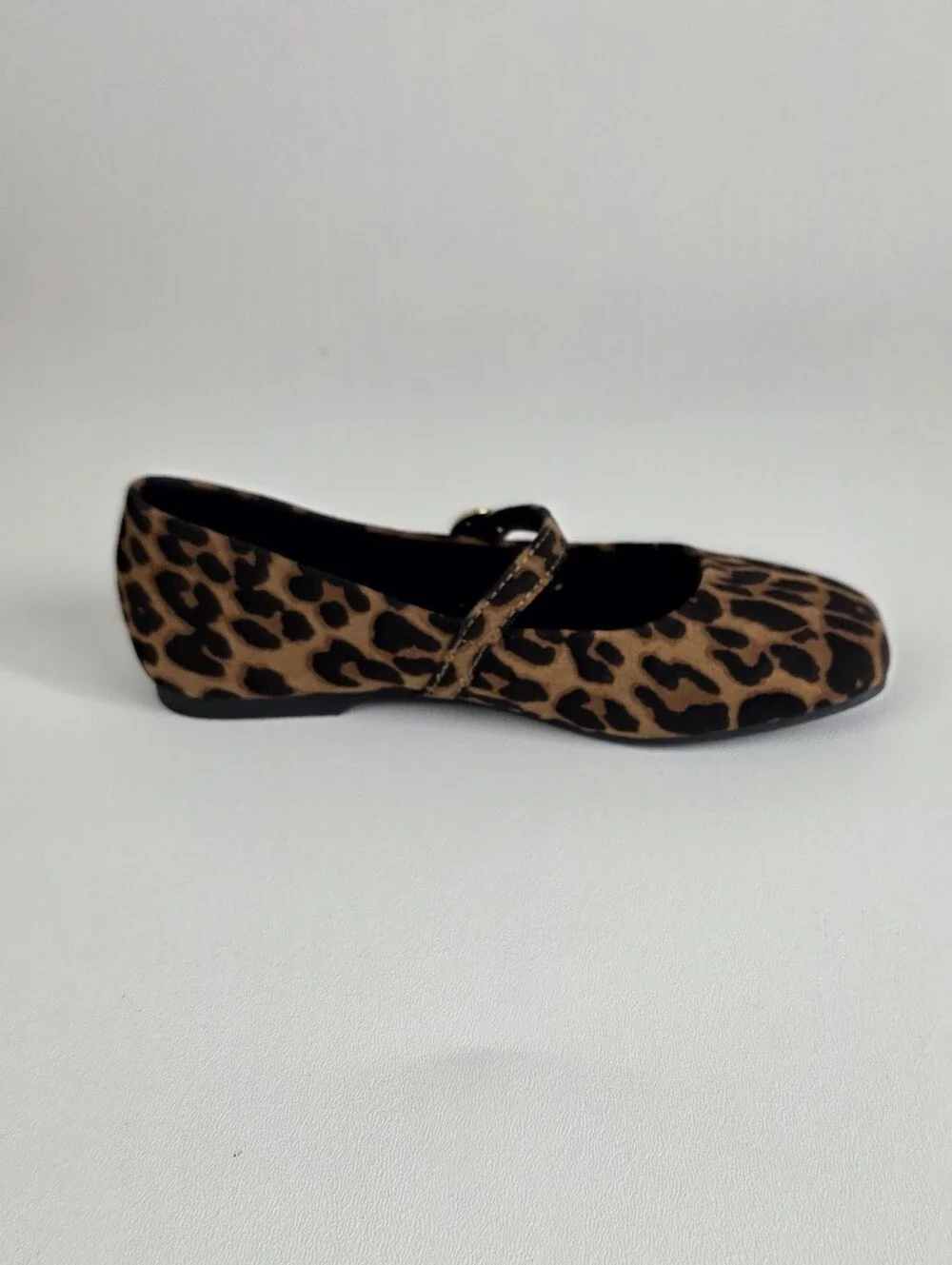 Girls' Leopard Mary Jane Flats in Brown and Black!